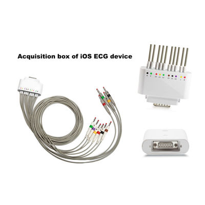 Машина iOS Bluetooth ECG усилителя умного руководства Simultenaous 12 отдыхая