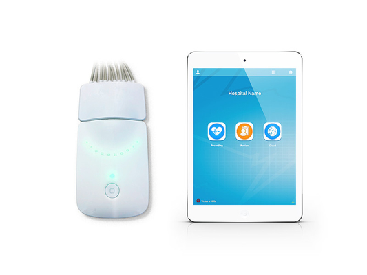 Отдыхая машина Bluetooth ECG руководства Simultenaous 12