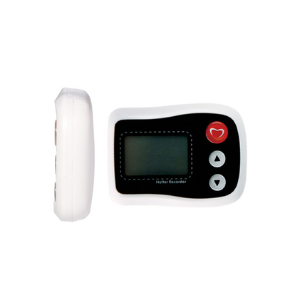 Мини белый Ambulatory рекордер LCD с 12 3 Holter ECG канала приборами канала и